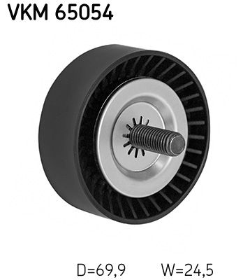SKF Umlenk-/Führungsrolle, Keilrippenriemen (VKM 65054) Thumbnail